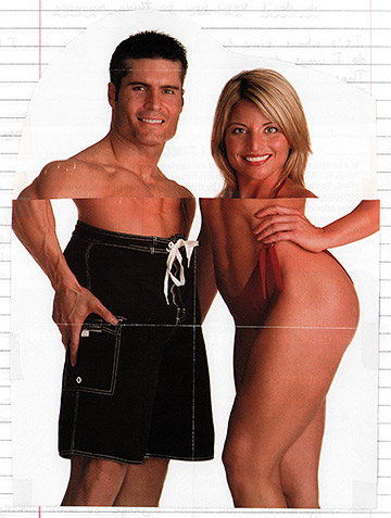 Man and woman posing.