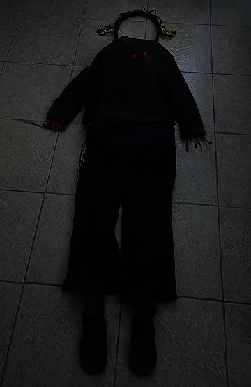 Dead murderer installation.